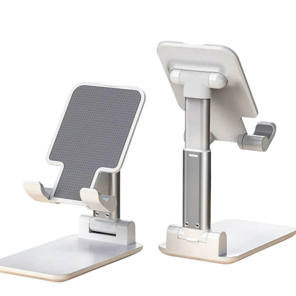 Folding desktop phone stand