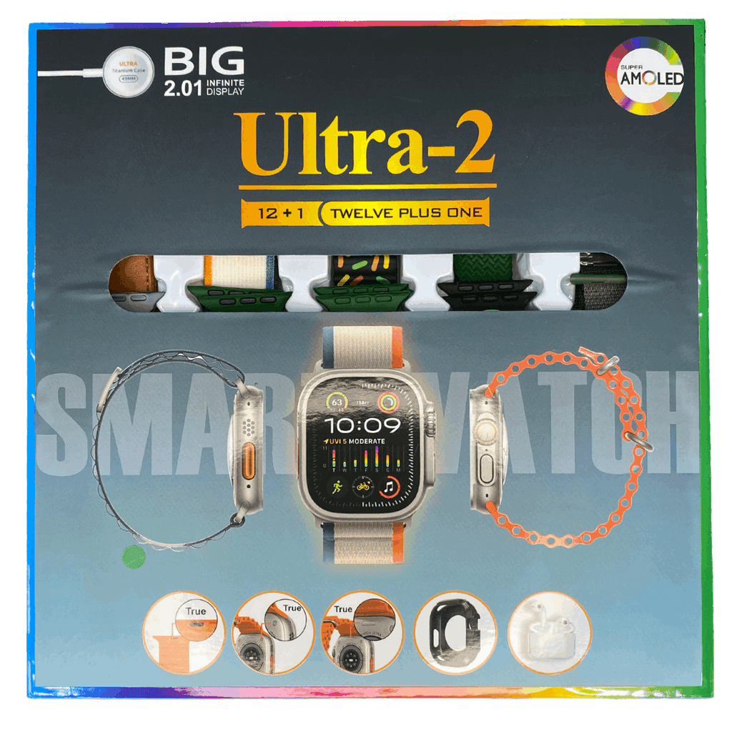 Ultra-2(12+1) watch with AirPods second generation