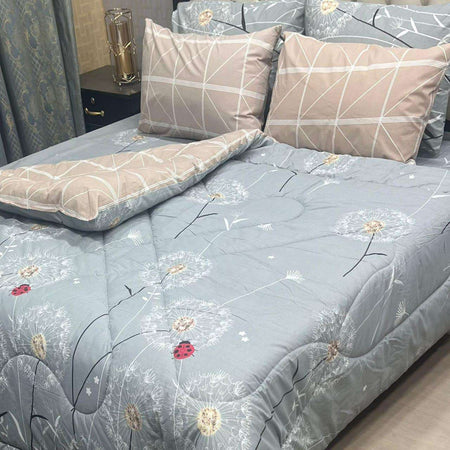 6-Piece Cotton Razai Set – Premium Comfort & Style
