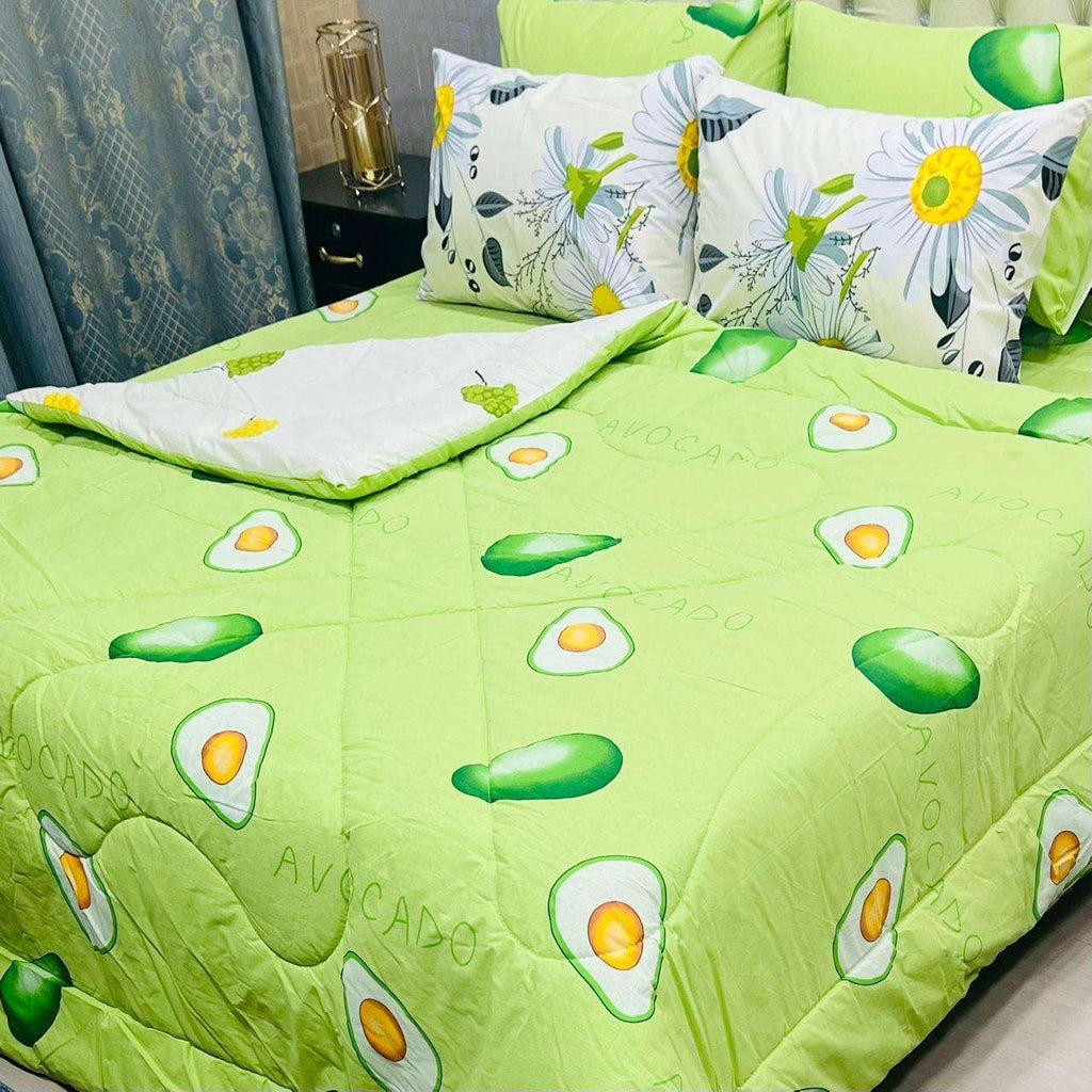6-Piece Cotton Razai Set – Premium Comfort & Style