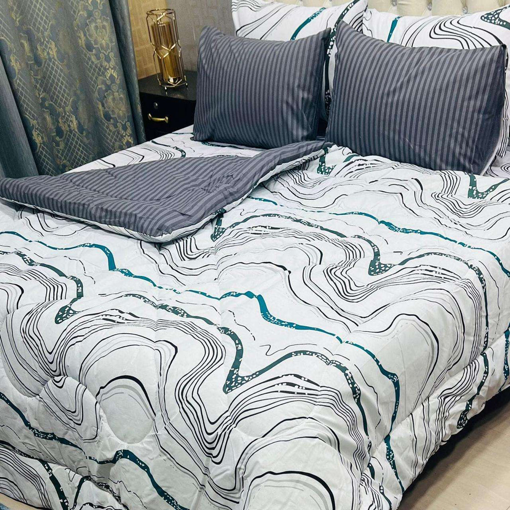 6-Piece Cotton Razai Set – Premium Comfort & Style
