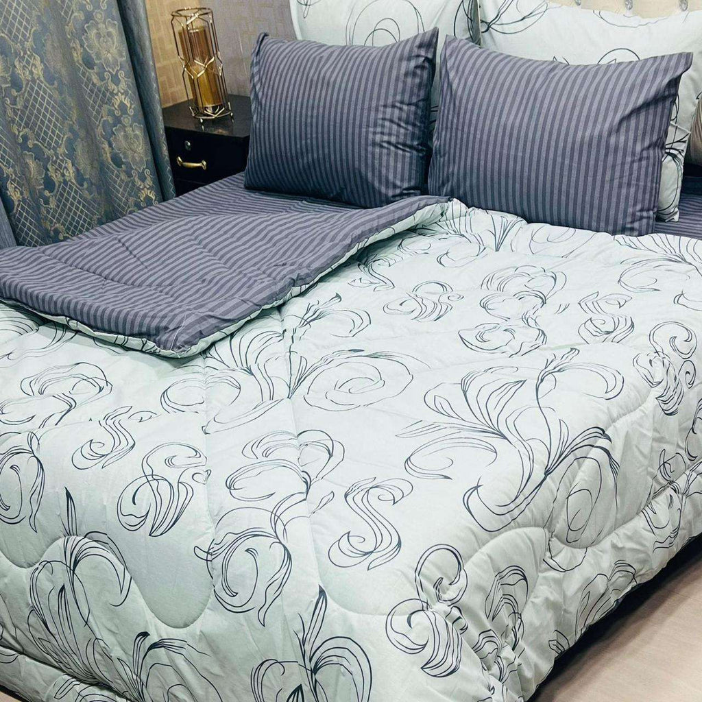 6-Piece Cotton Razai Set – Premium Comfort & Style