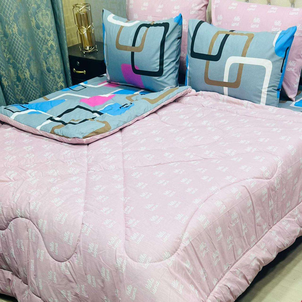 6-Piece Cotton Razai Set – Premium Comfort & Style