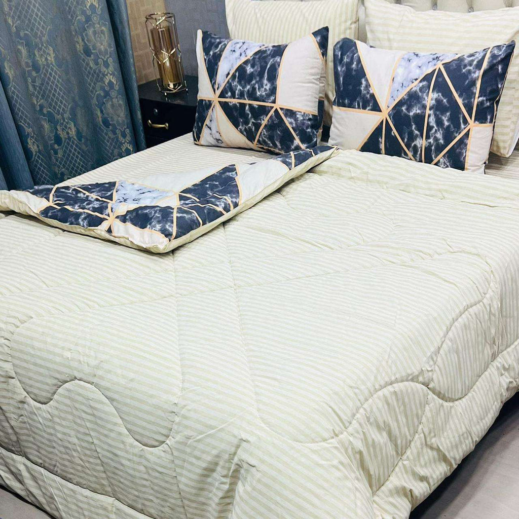 6-Piece Cotton Razai Set – Premium Comfort & Style