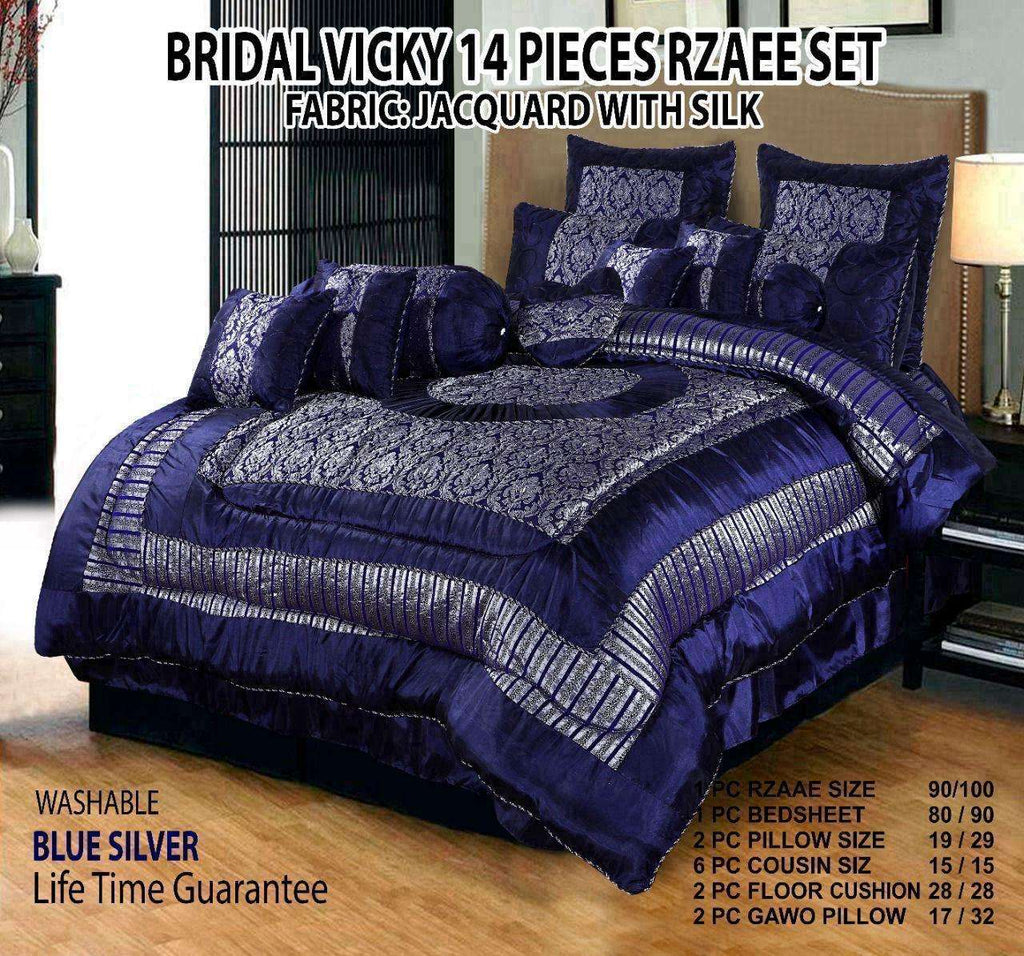 Luxury Bridal Vicky 14-Piece Razai Set – Elegant & Heavy Design