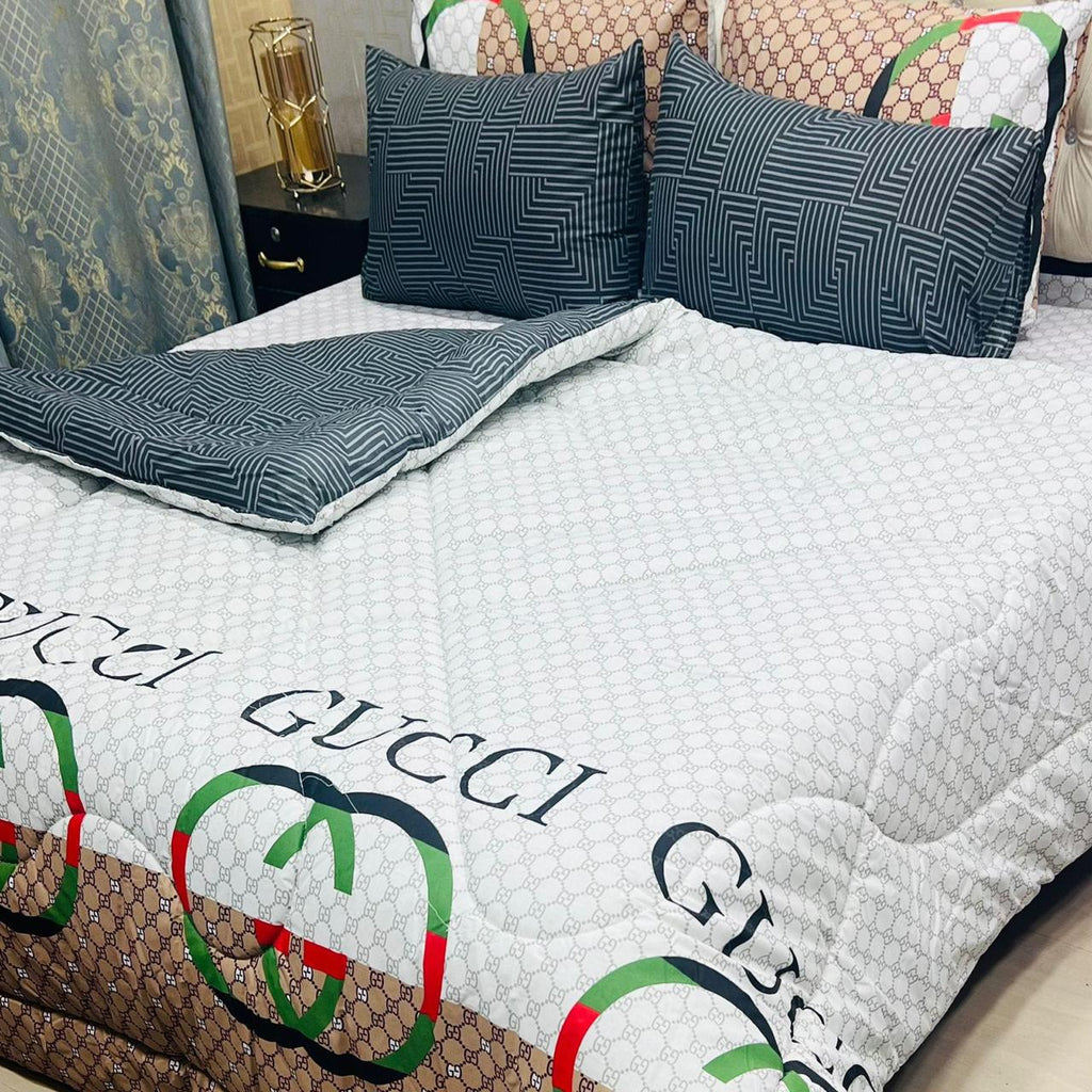 6-Piece Cotton Razai Set – Premium Comfort & Style