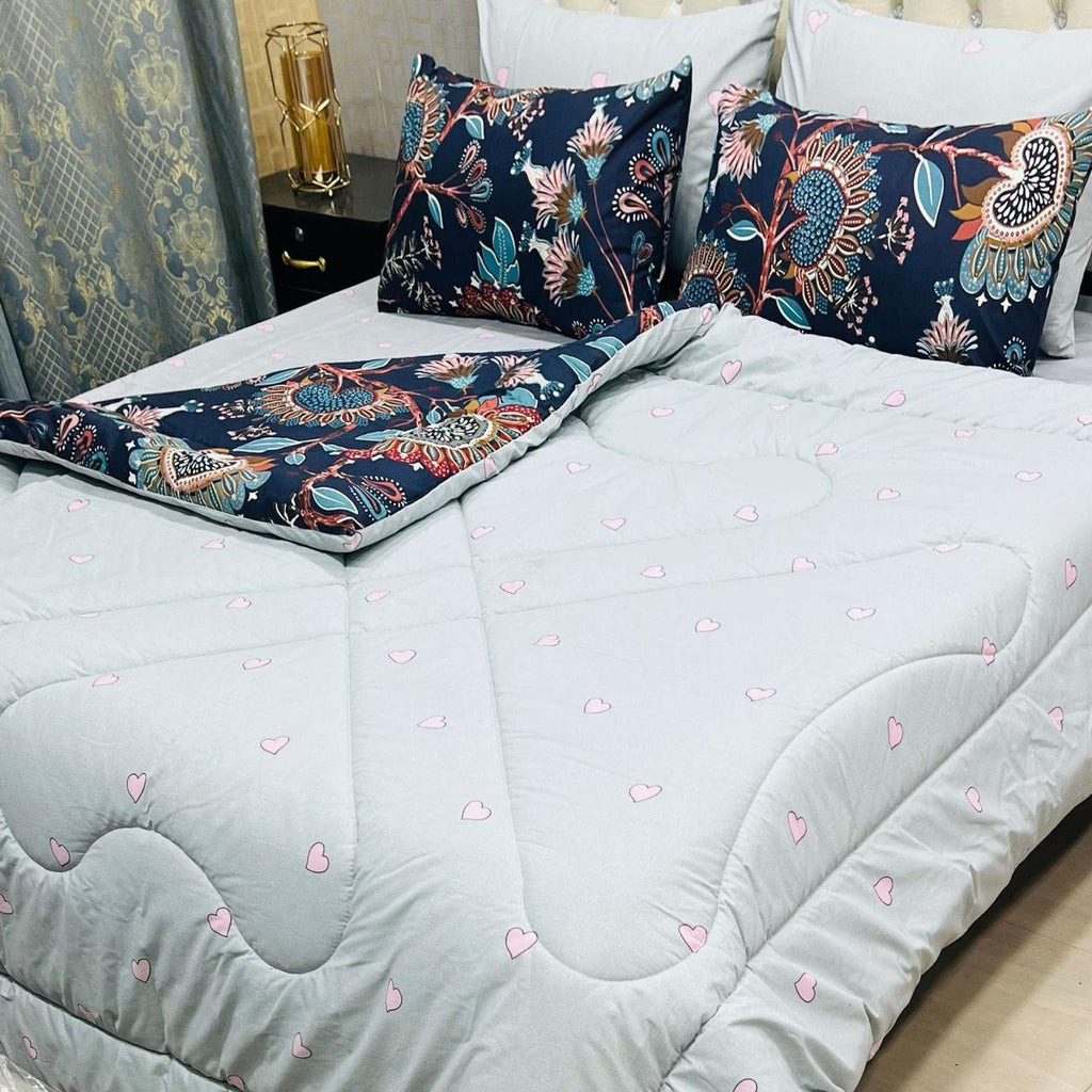 6-Piece Cotton Razai Set – Premium Comfort & Style