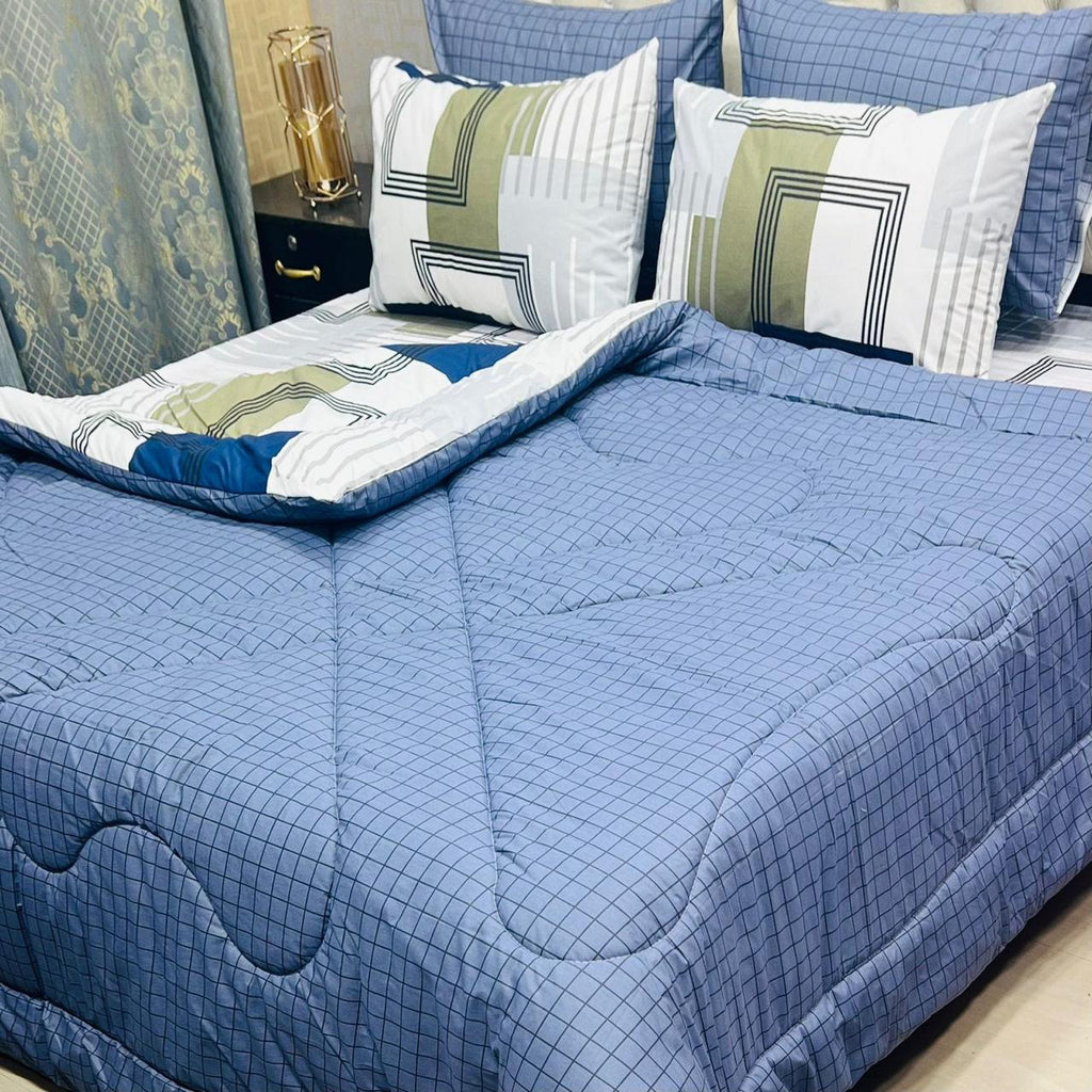 6-Piece Cotton Razai Set – Premium Comfort & Style