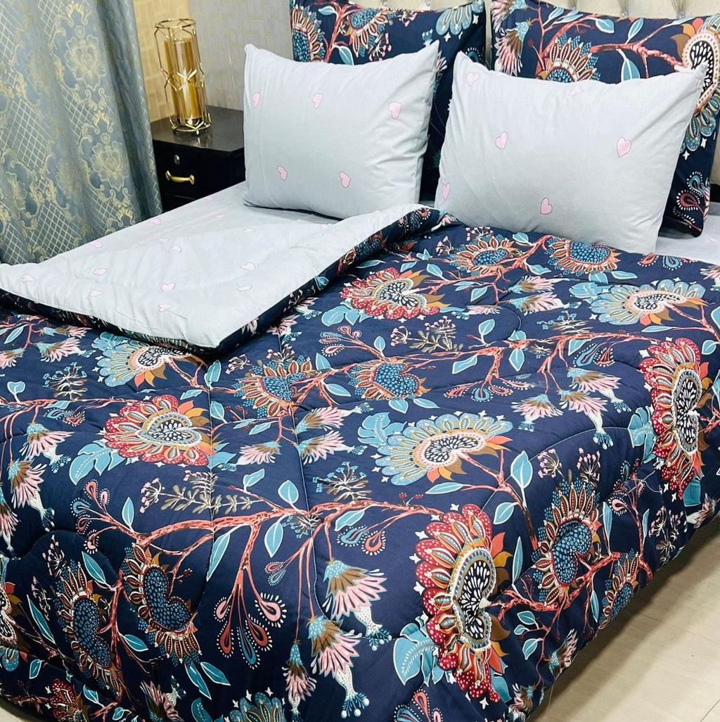 6-Piece Cotton Razai Set – Premium Comfort & Style