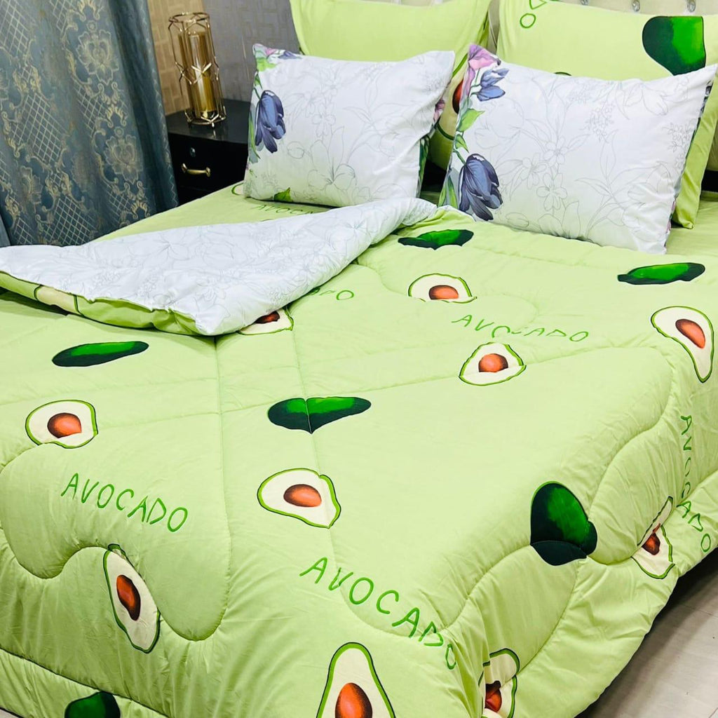 6-Piece Cotton Razai Set – Premium Comfort & Style