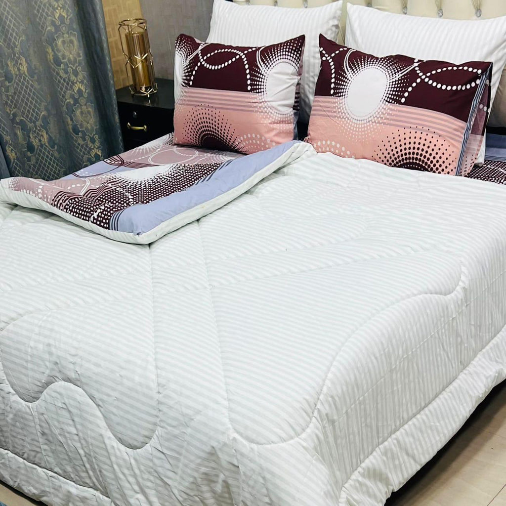 6-Piece Cotton Razai Set – Premium Comfort & Style