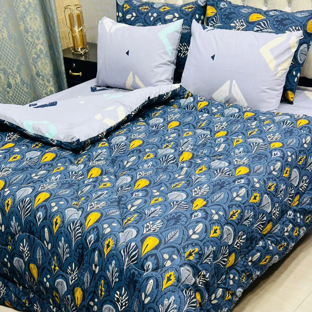 6-Piece Cotton Razai Set – Premium Comfort & Style