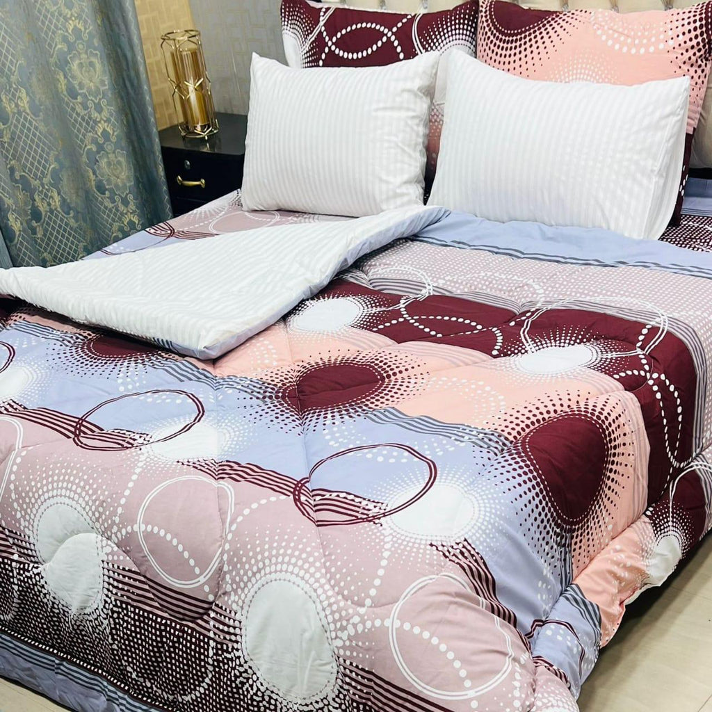 6-Piece Cotton Razai Set – Premium Comfort & Style