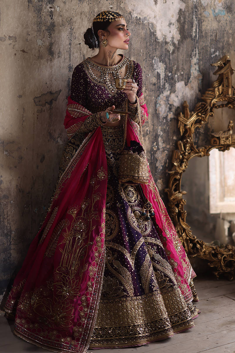 Malika Jaan B 3 Piece Unstitched Suit Wedding Collection