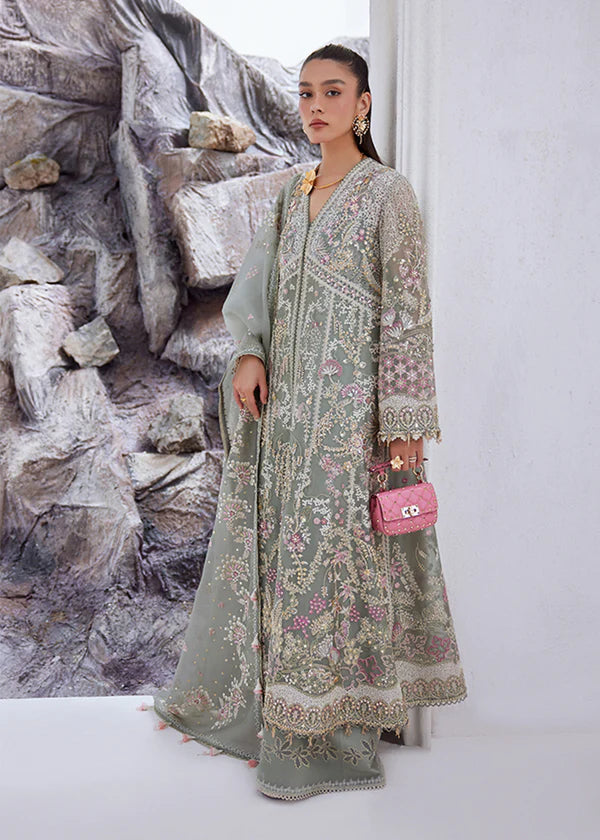 Oyster Bay Green 3-Piece Embroidered Suit