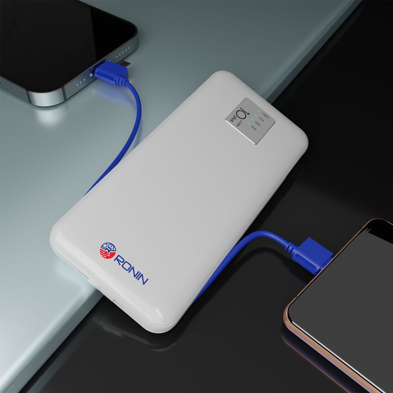 Ronin Power Bank R-73 10000-MAH With Multiple Charging