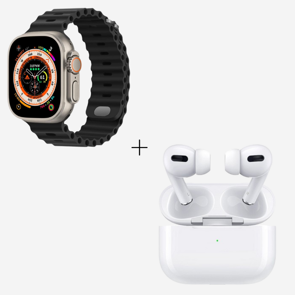 Ultra-2(12+1) watch with AirPods second generation