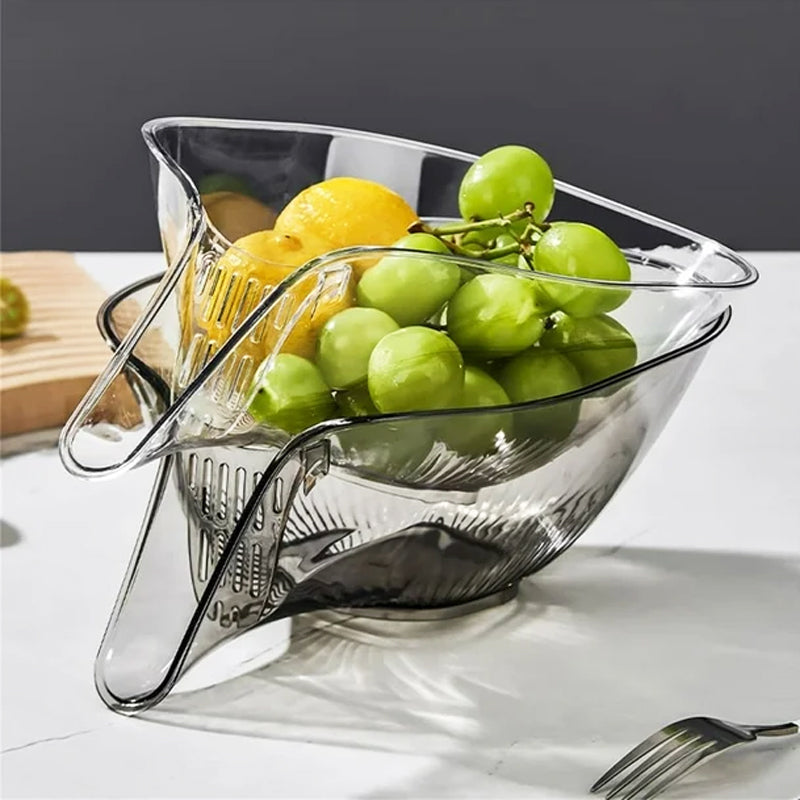 Multipurpose Drainage Vegetable/Fruits Acrylic Kitchen Basket