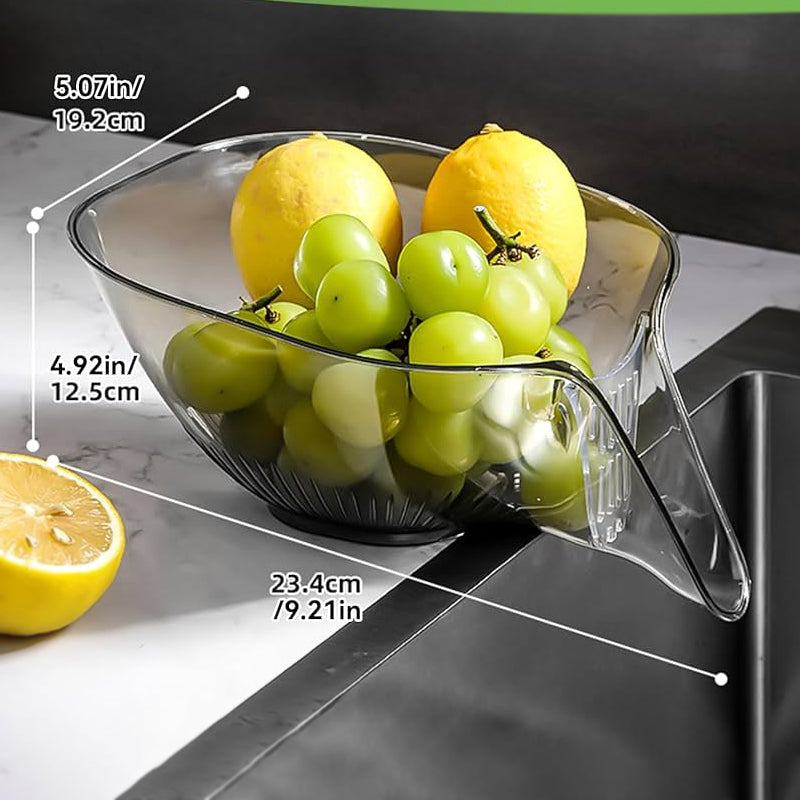 Multipurpose Drainage Vegetable/Fruits Acrylic Kitchen Basket