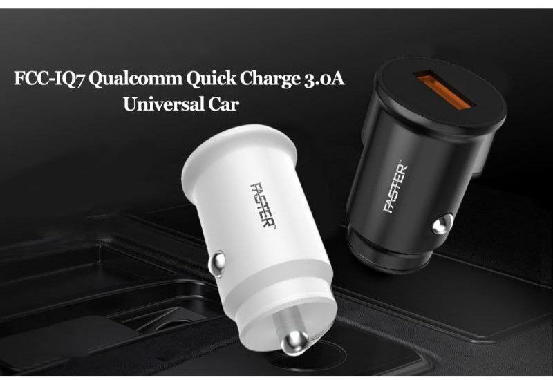 Faster FCC-IQ7 iPhone Car Charger