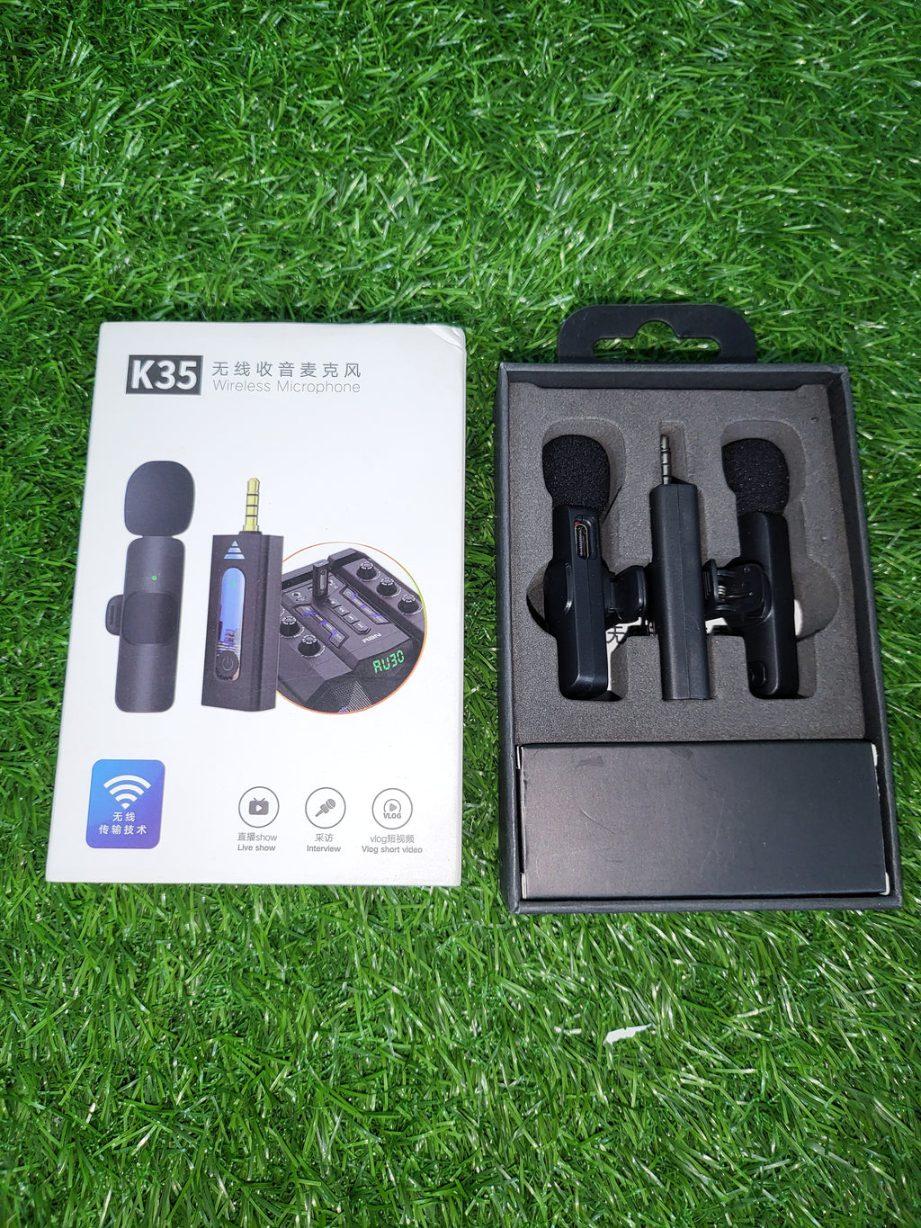 K35 DUAL MIC WIRELESS HIGH QUALITY