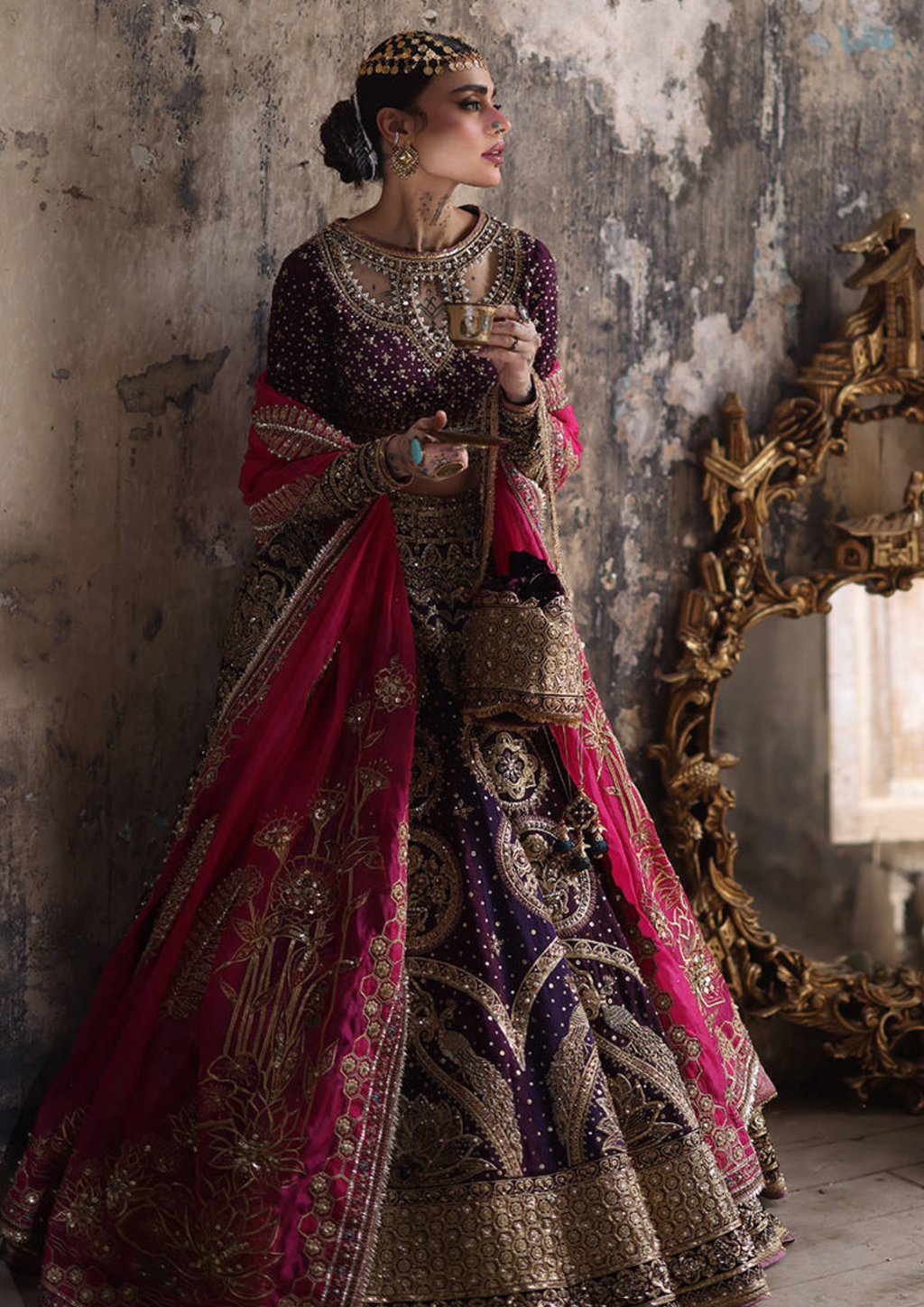 Malika Jaan B 3 Piece Unstitched Suit Wedding Collection