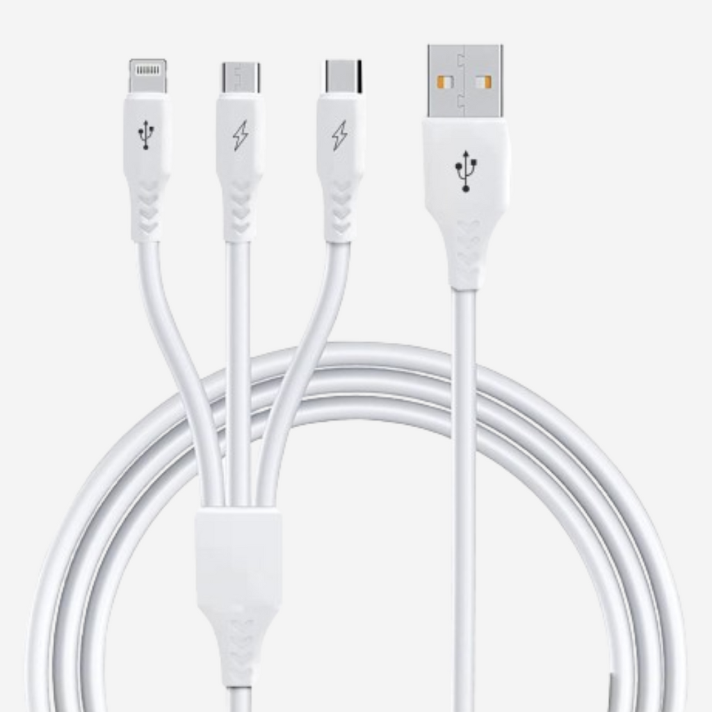 3 in 1 Data Cable 5A (Micro / Type-C / Lightening)