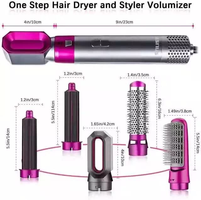 5-in-1 Hair Styler Kit – Ultimate Styling Tool for Versatile Looks