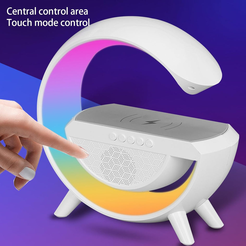 RGB LED Wireless Charging Speaker And Table Lamp