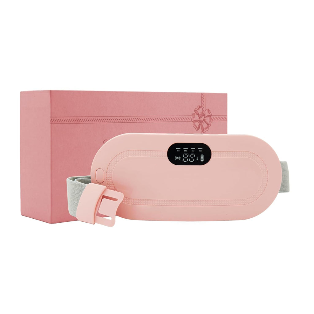 Period Cramps Pain Relief Belt – Soothing Heat and Vibration Therapy