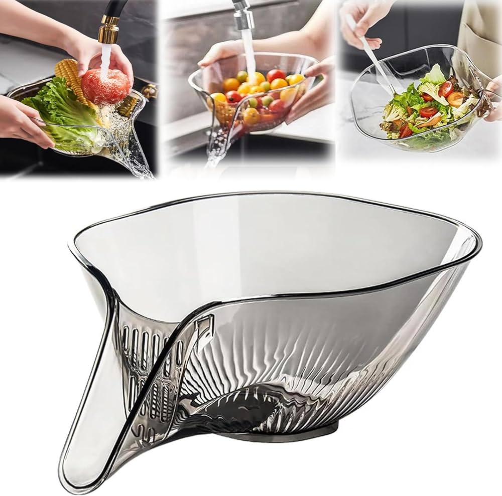 Multipurpose Drainage Vegetable/Fruits Acrylic Kitchen Basket