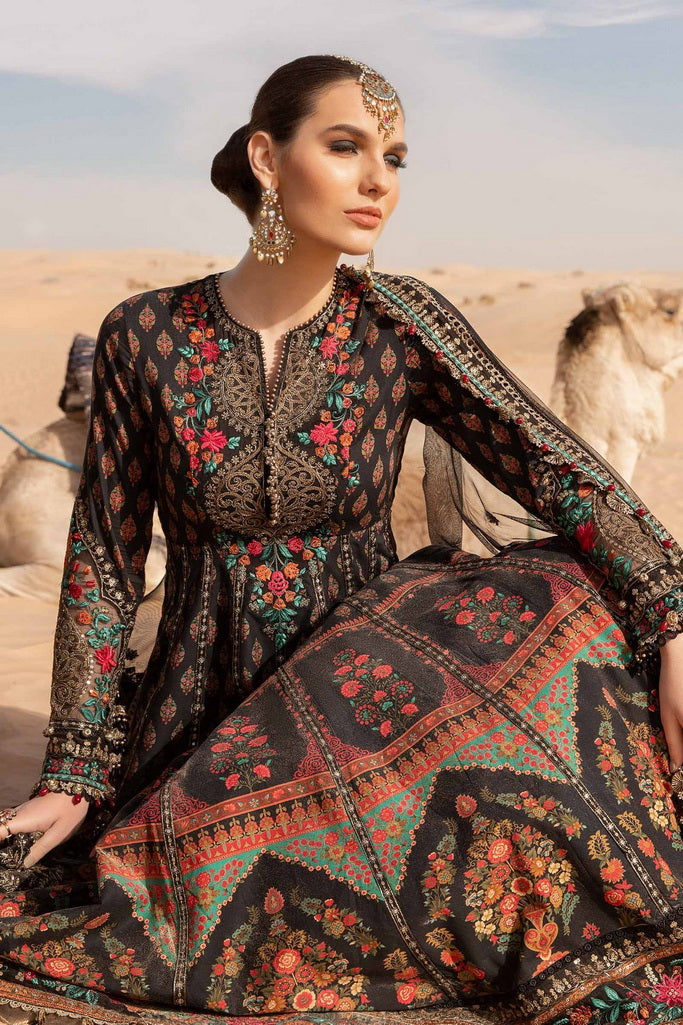 Maria B Unstitched Embroidered Luxury Lawn 3-Piece Suit