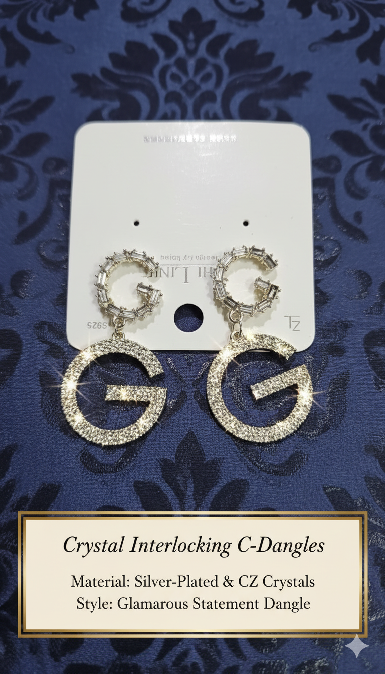 Crystal Interlocking G-Dangles