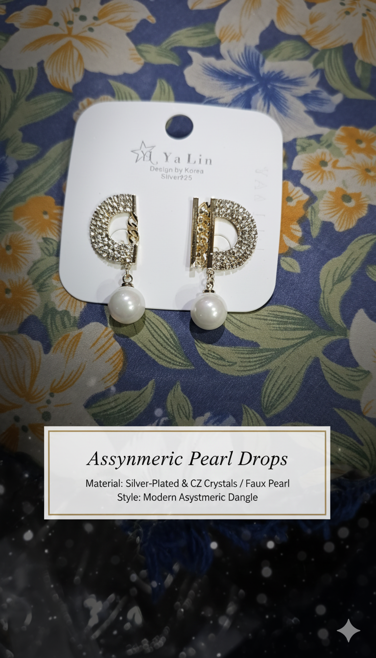 C-D Asymmetric Pearl Drops