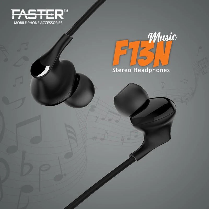 FASTER F13N Stereo & Bass Sound In-Ear Handsfree