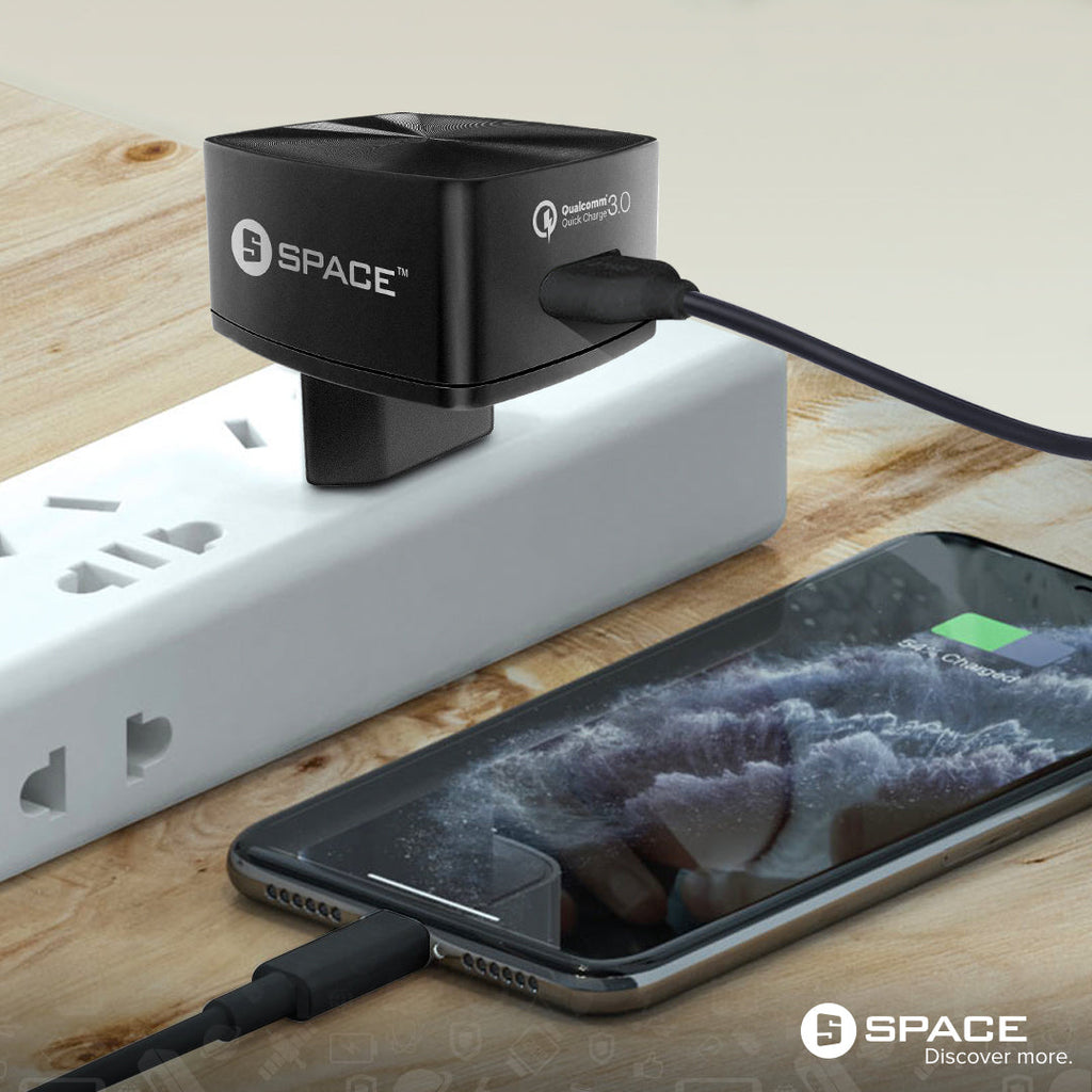 Space WC 130 Wall Charger  3.0 Fast Charger Space WC-130