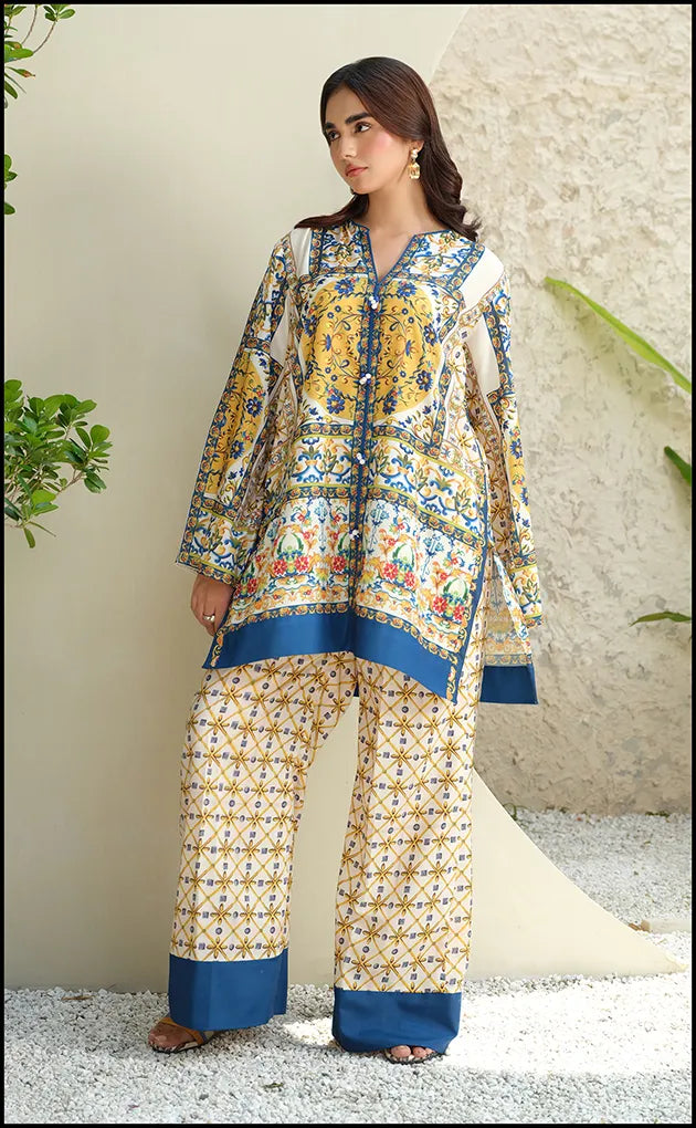 Azmin Digital Printed Lawn Suit – A Blend of Elegance & Comfort