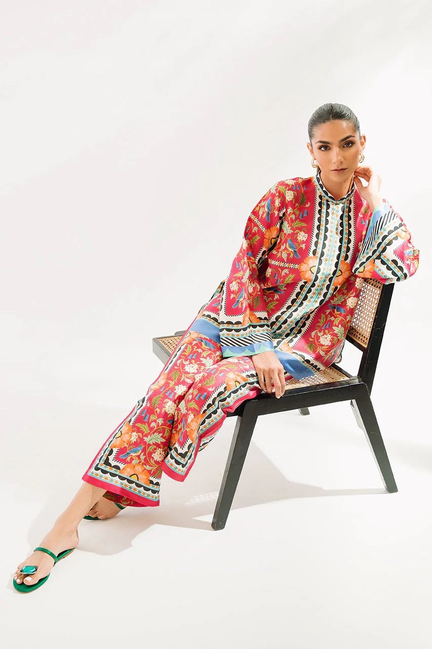 Azmin Lawn 2-Piece Digital Printed Suit – Vibrant & Stylish Design