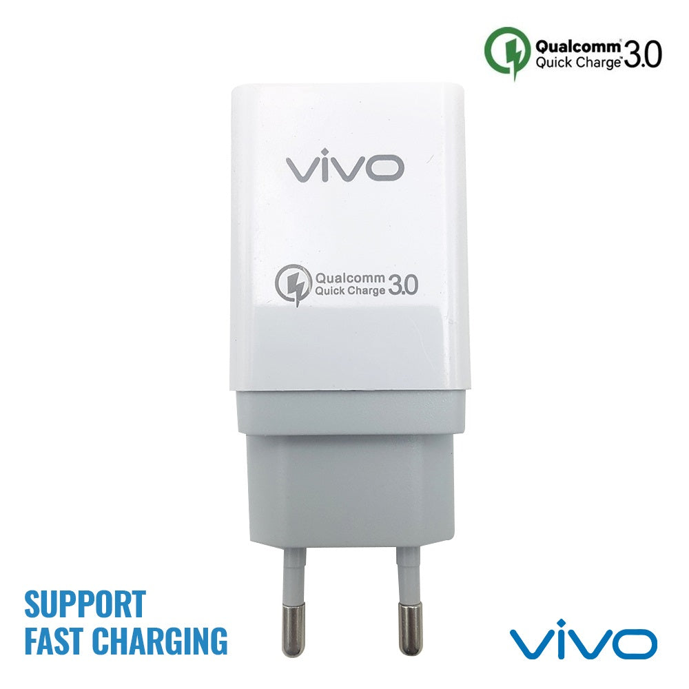 Vivo Fast Charging Adapter For All Mobiles | Qualcomm Quick Charger 3.0