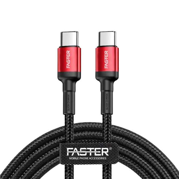 FASTER FC-60W Type-C To Type-C 3A PD Cable