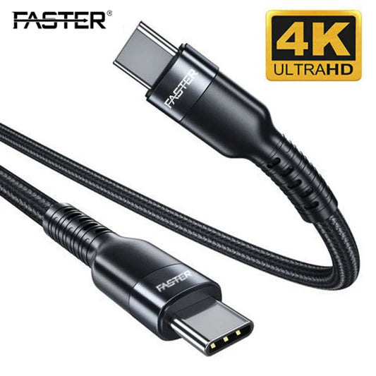 FASTER FC-30W Type-C to Type-C 3A PD Cable