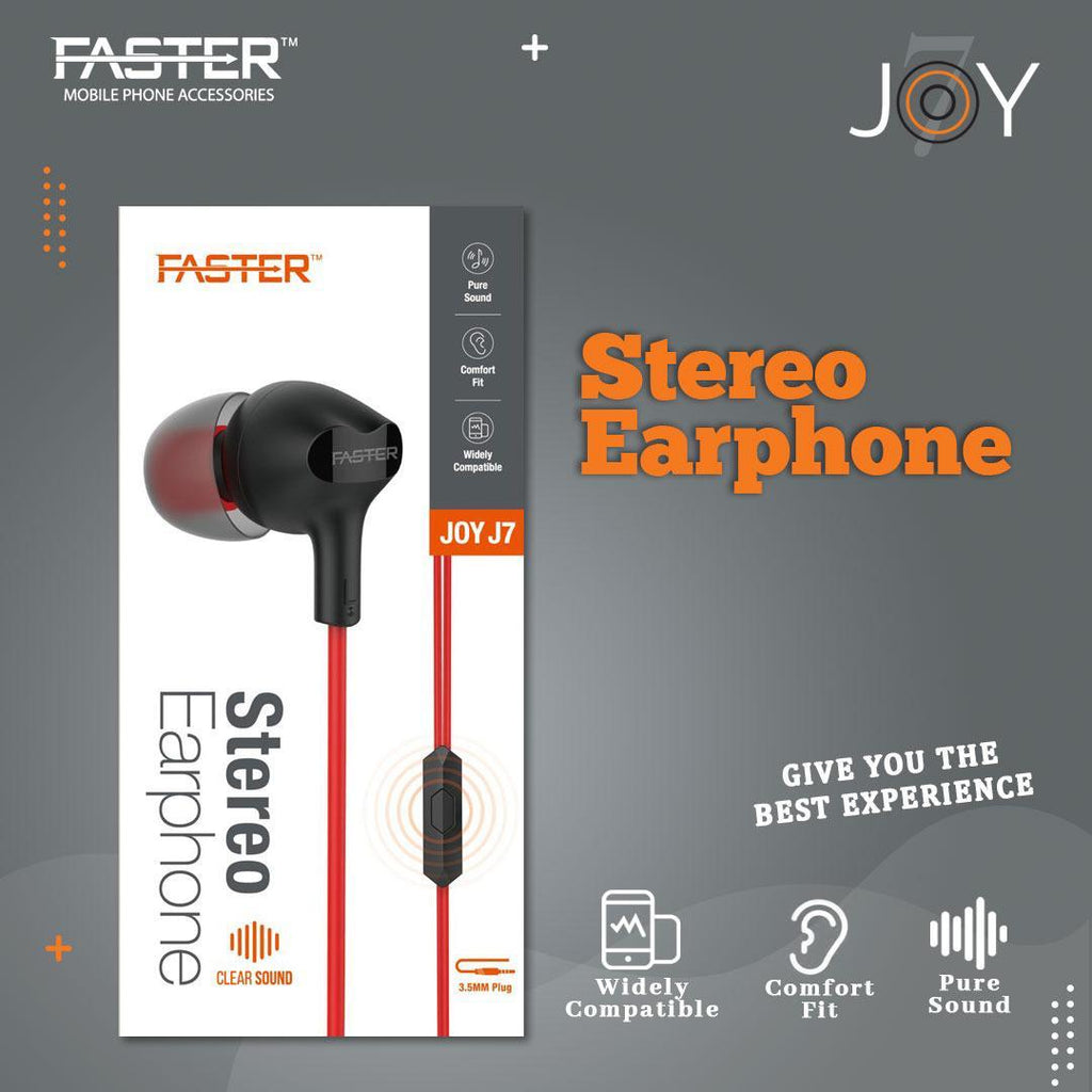 Faster Joy 7 Handsfree | High Quality Earphones