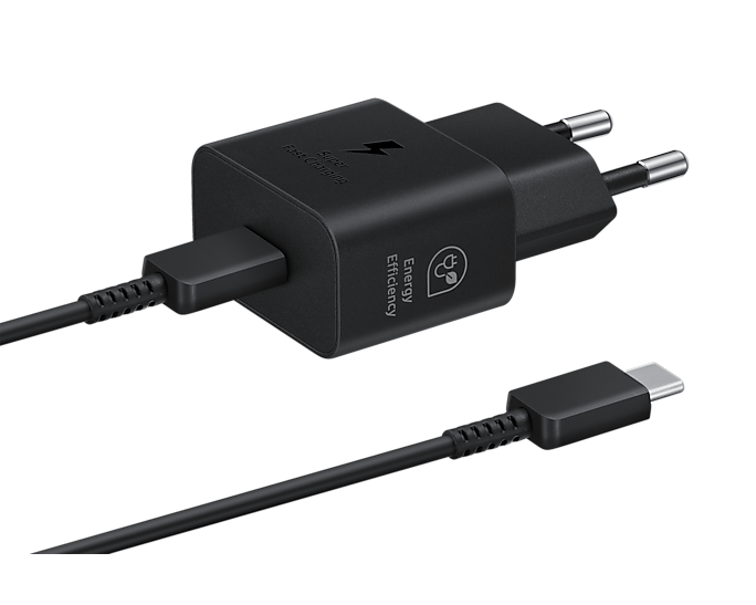 Samsung 2 Pin 25W PD Adapter | USB To Type C Cable